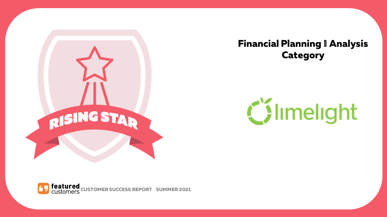 Limelight named Rising Star in Summer 2021 Customer Success Report
